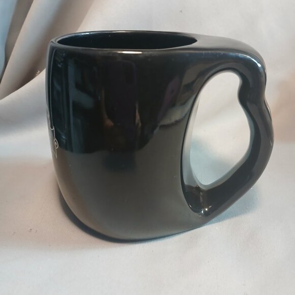 Ceramic Source Imported From Detroit Black White Fist Ceramic Mug Made in USA - Picture 5 of 10